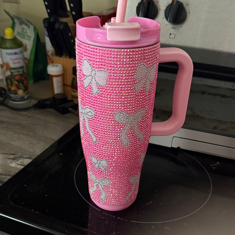 Simply Southern Pink Rhinestone Tumbler